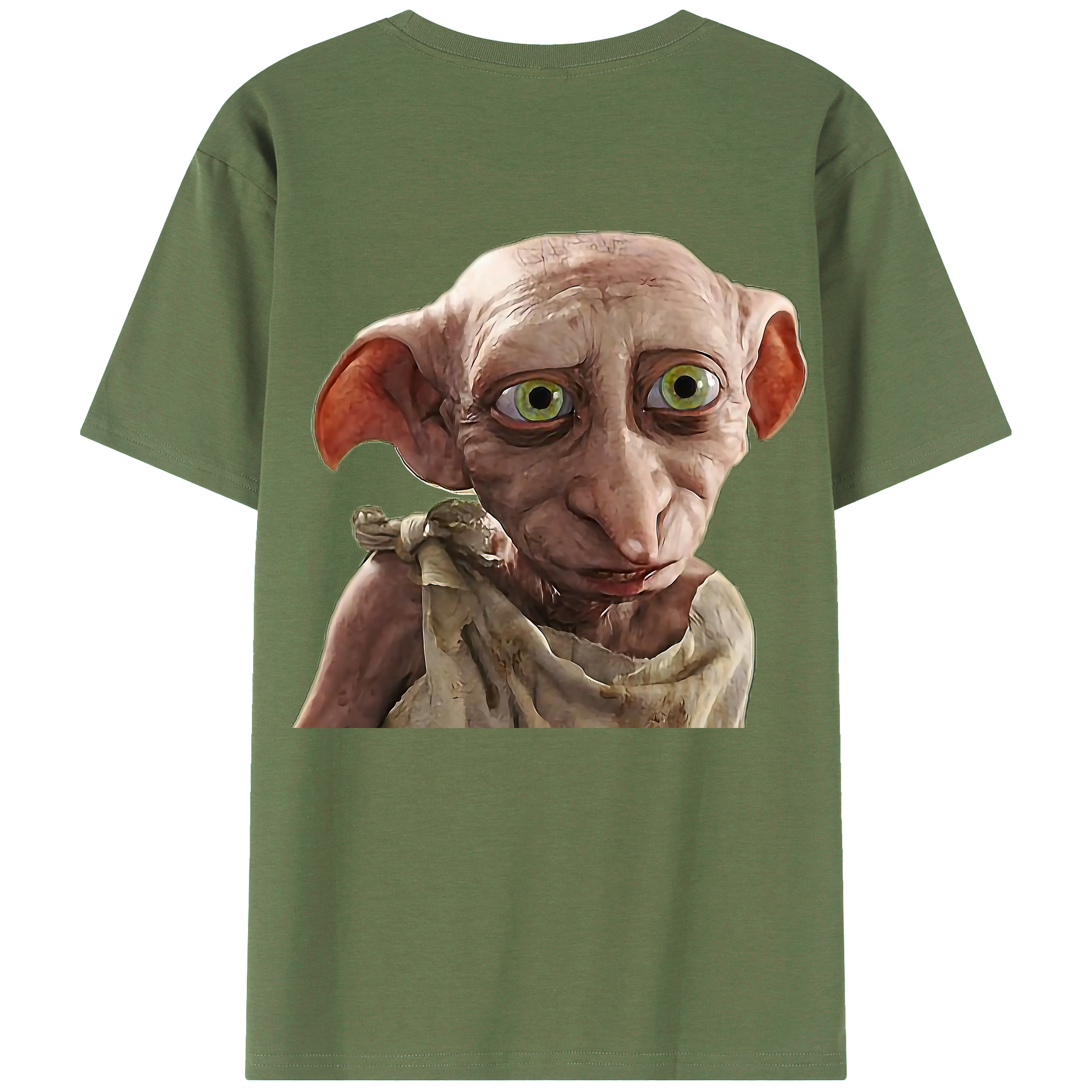 （画像用） Harry Potter ハリー・ポッターシリーズ 綿100％ メンズ半袖Tシャツ（バックプリント） 通気性